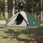Kuppeltelt For Camping 6 Personer Grønn Vanntett