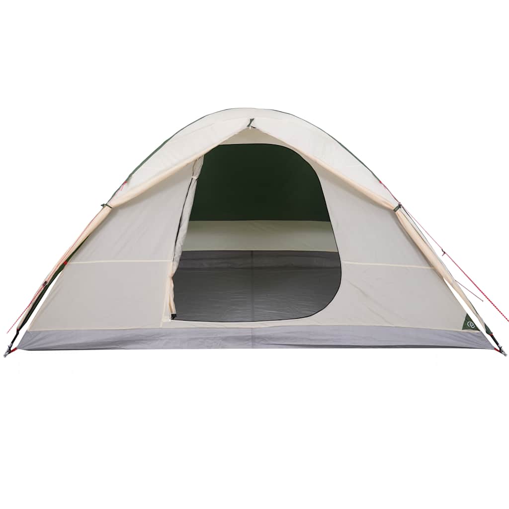 Kuppeltelt For Camping 6 Personer Grønn Vanntett
