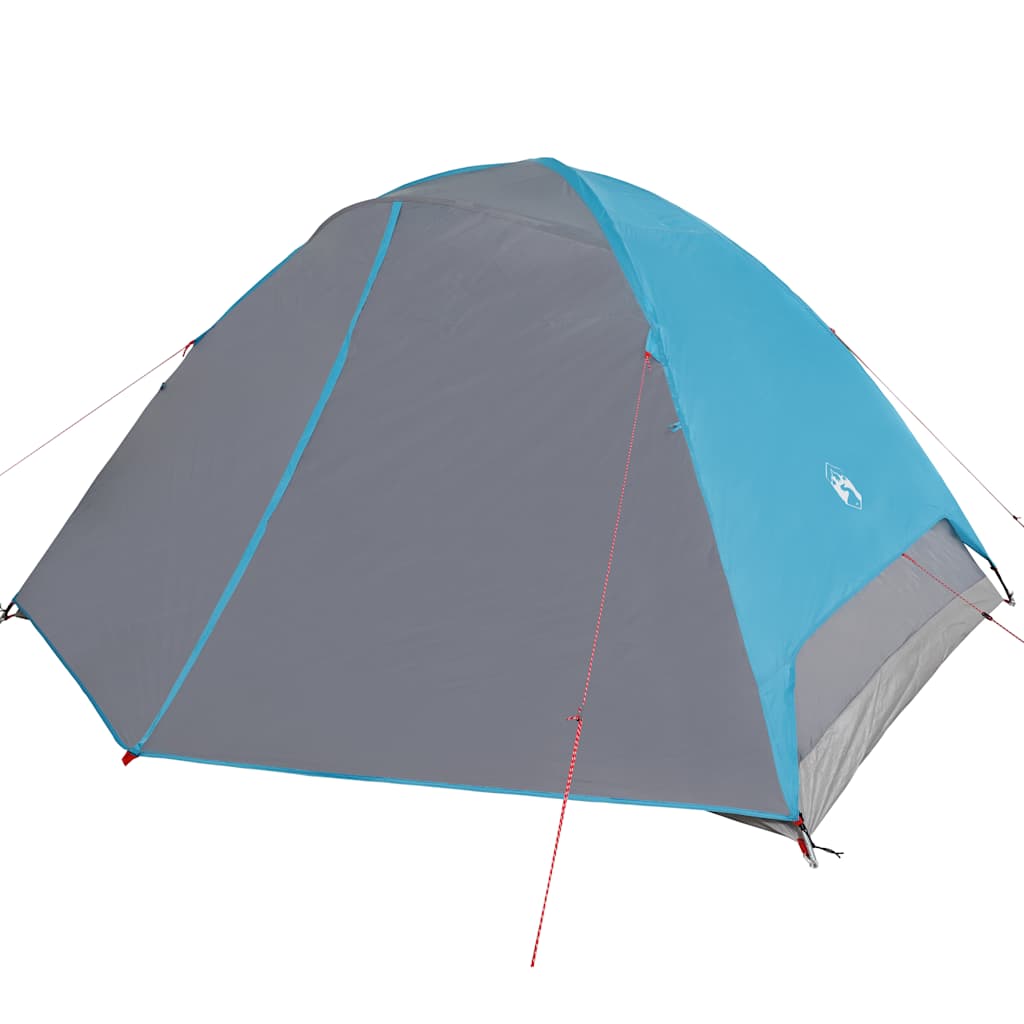 Kuppeltelt For Camping 6 Personer Blå Vanntett