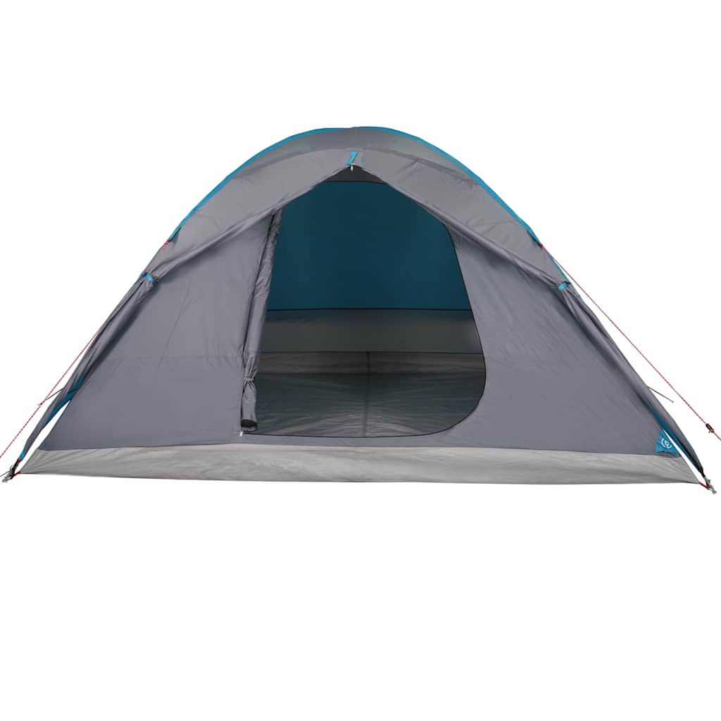 Kuppeltelt For Camping 6 Personer Blå Vanntett