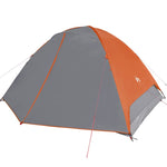 Kuppeltelt For Camping 6 Personer Oransje Vanntett