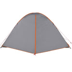 Kuppeltelt For Camping 6 Personer Oransje Vanntett