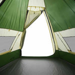 Campingtelt Tipi 7 Personer Grønn Vanntett