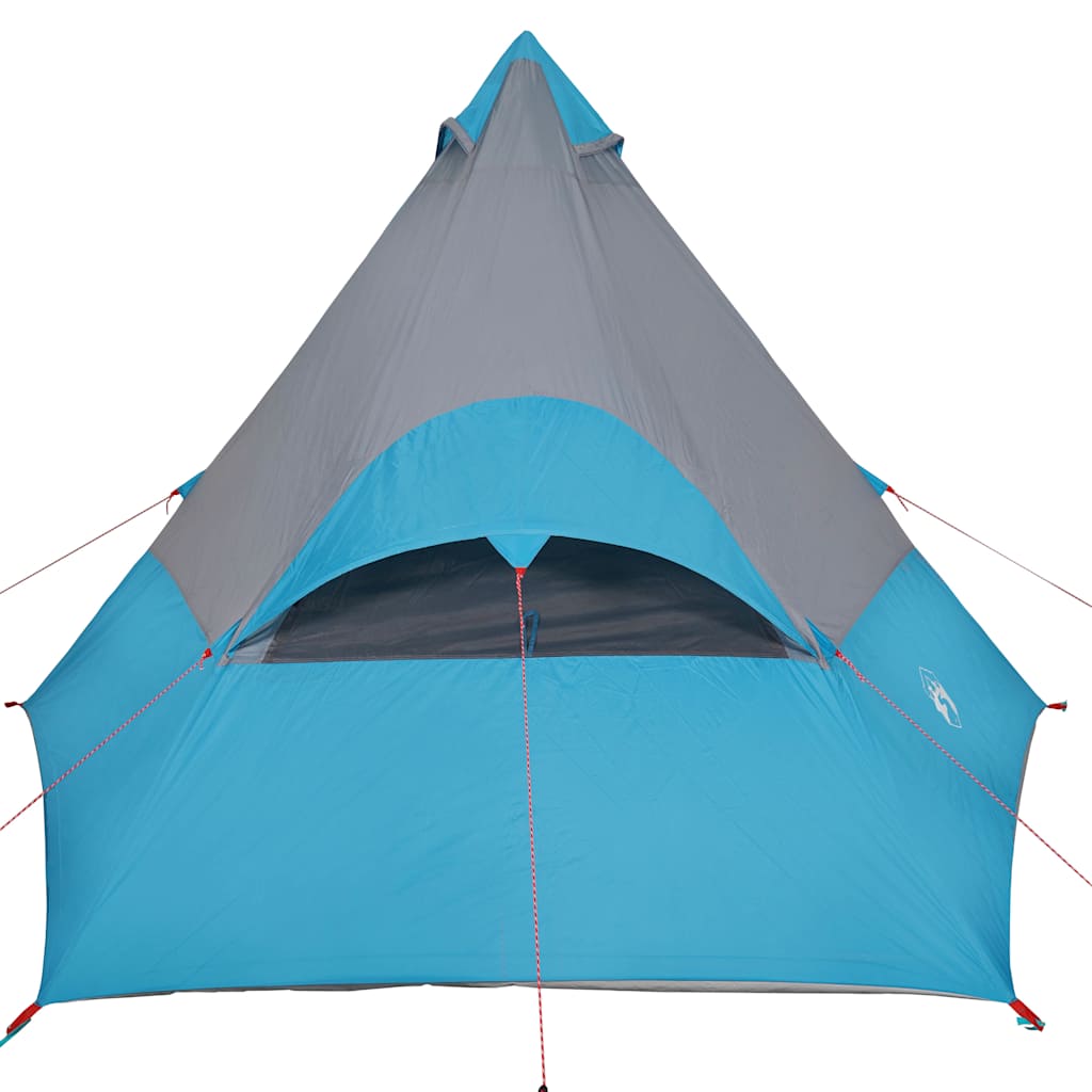 Campingtelt Tipi 7 Personer Blå Vanntett