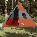 Campingtelt Tipi 7 Personer Oransje Vanntett