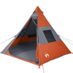 Campingtelt Tipi 7 Personer Oransje Vanntett