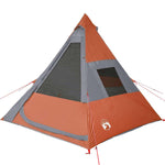 Campingtelt Tipi 7 Personer Oransje Vanntett