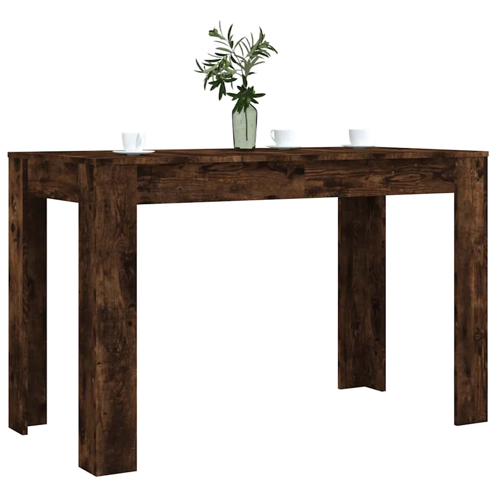 Spisebord Røkt Eik 120X60X76 Cm Konstruert Tre