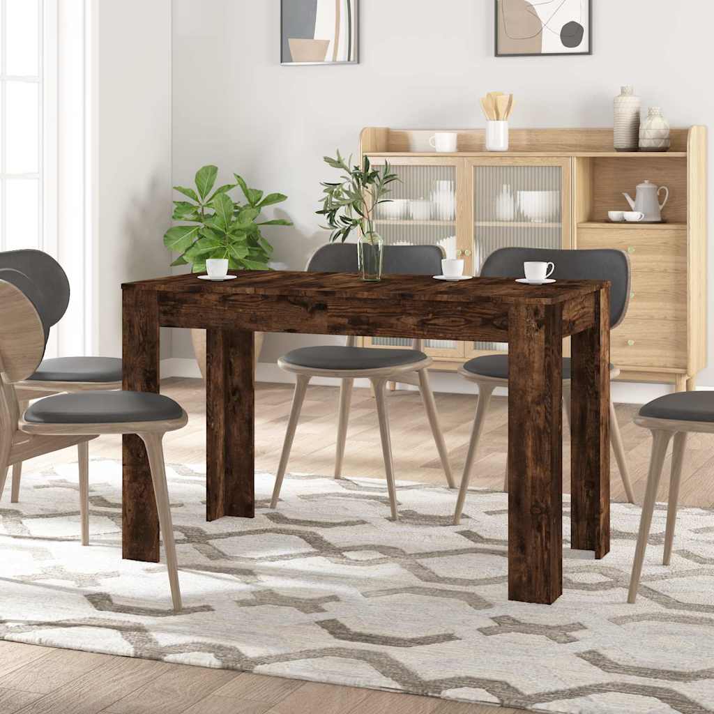 Spisebord Røkt Eik 120X60X76 Cm Konstruert Tre