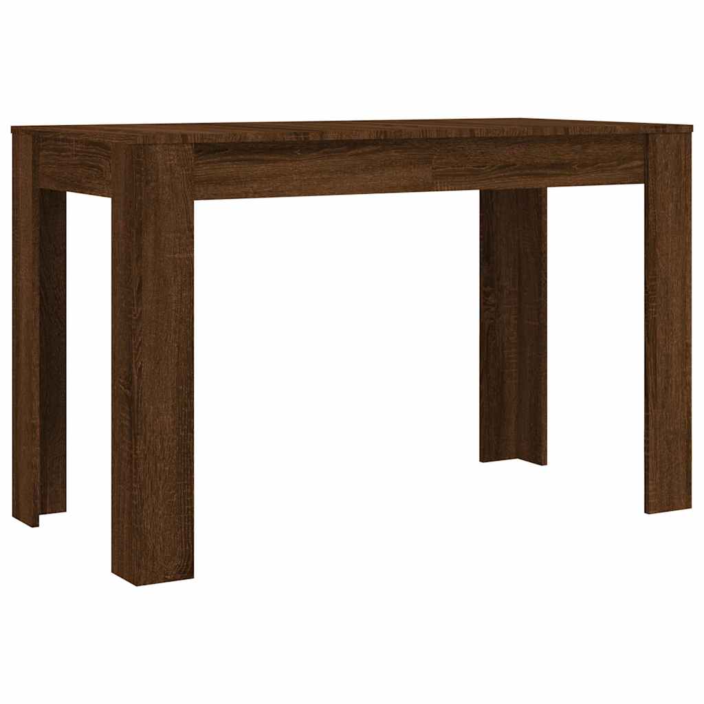 Spisebord Brun Eik 120X60X76 Cm Konstruert Tre