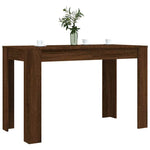 Spisebord Brun Eik 120X60X76 Cm Konstruert Tre