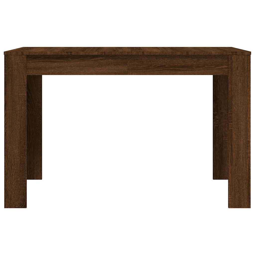 Spisebord Brun Eik 120X60X76 Cm Konstruert Tre