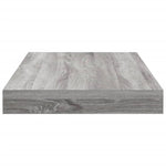 Vegghyller 4 Stk Grå Sonoma 40X10X1,5 Cm Konstruert Tre