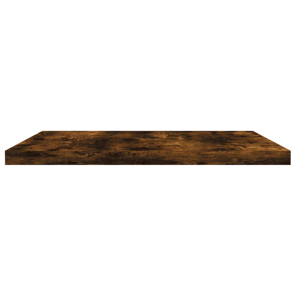 Vegghyller 4 Stk Røkt Eik 40X30X1,5 Cm Konstruert Tre
