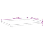 Vegghyller 4 Stk Røkt Eik 40X30X1,5 Cm Konstruert Tre
