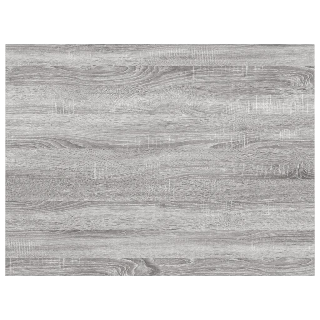 Vegghyller 4 Stk Grå Sonoma 40X30X1,5 Cm Konstruert Tre