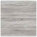 Vegghyller 4 Stk Grå Sonoma 40X40X1,5 Cm Konstruert Tre