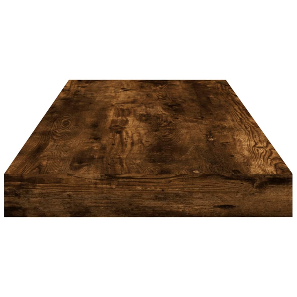 Vegghyller 4 Stk Røkt Eik 60X10X1,5 Cm Konstruert Tre