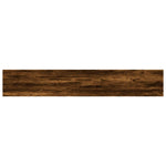 Vegghyller 4 Stk Røkt Eik 60X10X1,5 Cm Konstruert Tre
