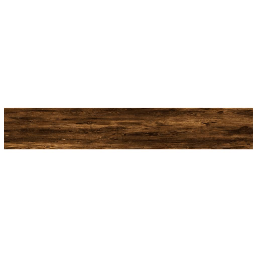 Vegghyller 4 Stk Røkt Eik 60X10X1,5 Cm Konstruert Tre