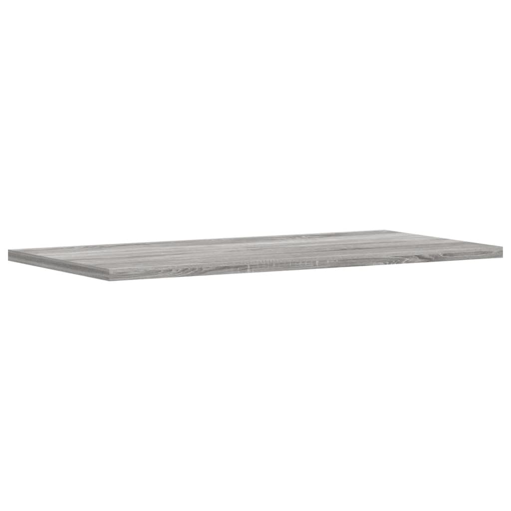 Vegghyller 4 Stk Grå Sonoma 60X20X1,5 Cm Konstruert Tre