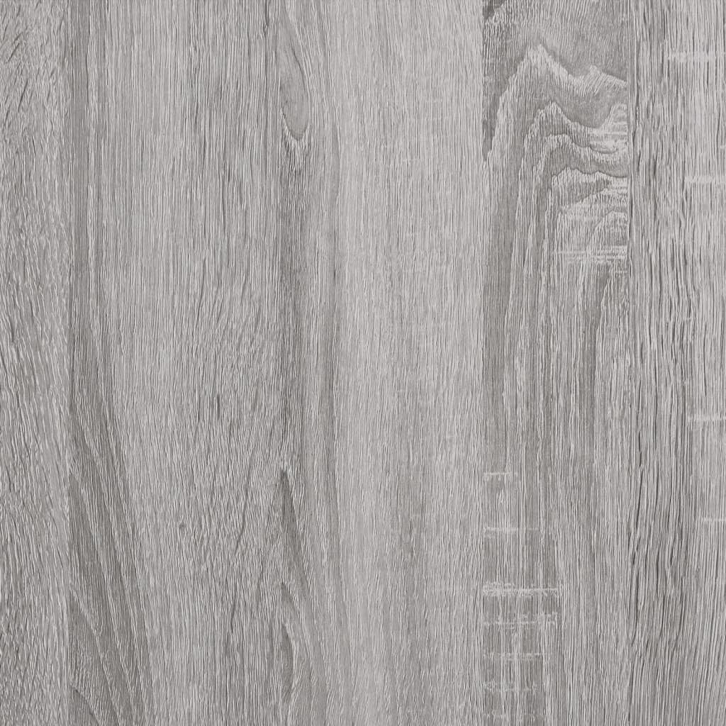 Vegghyller 4 Stk Grå Sonoma 60X20X1,5 Cm Konstruert Tre