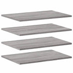 Vegghyller 4 Stk Grå Sonoma 60X40X1,5 Cm Konstruert Tre