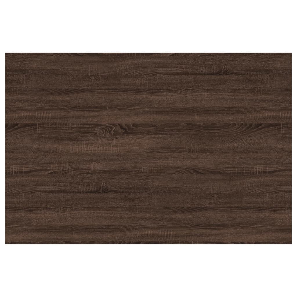 Vegghyller 4 Stk Brun Eik 60X40X1,5 Cm Konstruert Tre