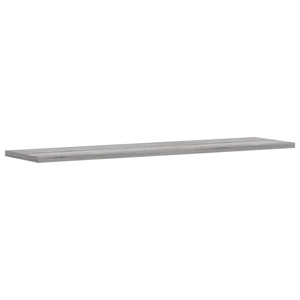 Vegghyller 4 Stk Grå Sonoma 80X20X1,5 Cm Konstruert Tre