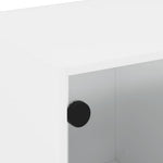 Tv-Benk Med Dør Hvit 68X37X42 Cm