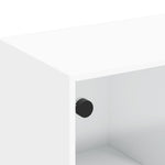 Tv-Benk Med Dør Hvit 102X37X42 Cm