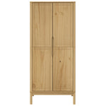 Garderobe Floro Voksbrun 77X53X171 Cm Heltre Furu