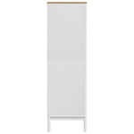 Garderobe Floro Hvit 77X53X171 Cm Heltre Furu