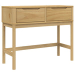 Konsollbord Floro Brun 89,5X36,5X73 Cm Heltre Furu