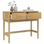 Konsollbord Floro Brun 89,5X36,5X73 Cm Heltre Furu