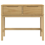Konsollbord Floro Brun 89,5X36,5X73 Cm Heltre Furu