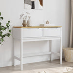 Salongbord Floro Hvit 89,5X36,5X73 Cm Heltre Furu