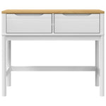 Salongbord Floro Hvit 89,5X36,5X73 Cm Heltre Furu