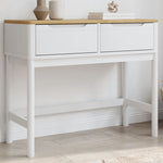 Salongbord Floro Hvit 89,5X36,5X73 Cm Heltre Furu