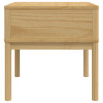 Lampebord Floro Voksbrun 55X55X54 Cm Heltre Furu