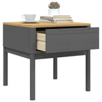 Lampebord Floro Grå 55X55X54 Cm Heltre Furu