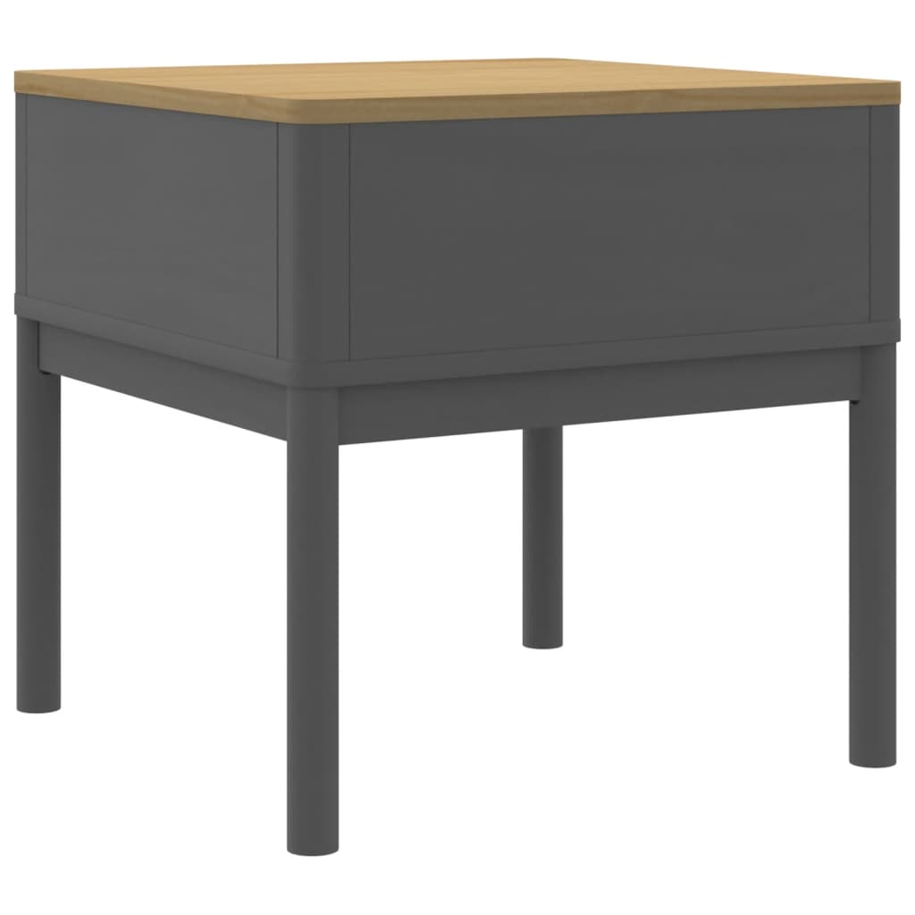 Lampebord Floro Grå 55X55X54 Cm Heltre Furu