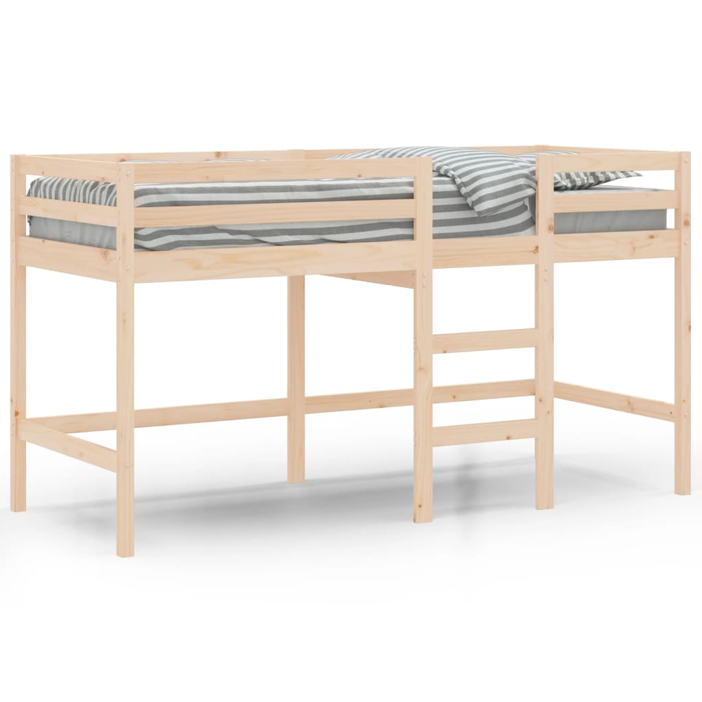 Køyeseng For Barn Med Stige 90X190 Cm Heltre Furu