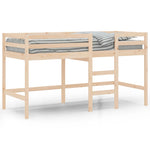 Køyeseng For Barn Med Stige 90X190 Cm Heltre Furu