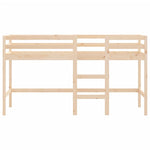 Køyeseng For Barn Med Stige 90X190 Cm Heltre Furu