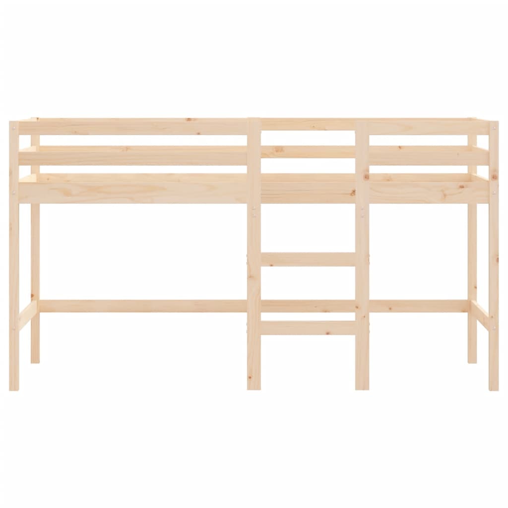 Køyeseng For Barn Med Stige 90X190 Cm Heltre Furu