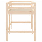 Køyeseng For Barn Med Stige 90X190 Cm Heltre Furu