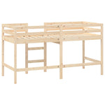 Køyeseng For Barn Med Stige 90X190 Cm Heltre Furu
