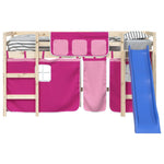 Gardiner For Køyeseng Rosa Polyester