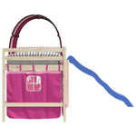 Gardiner For Køyeseng Med Tunnel Rosa Polyester